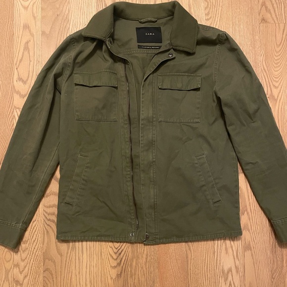 Zara Men’s Green Lightweight Jacket - Picture 2 of 2